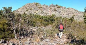Llegando a la Base del Cerro Vicente 1430m. Las Navillas, Menasalbas. Montes de Toledo. Castilla la Mancha.