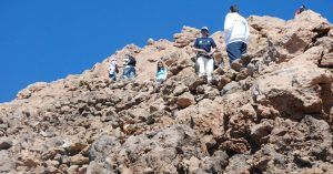 Llegando a la Cumbre del Volcán del Teide. Parque Nacional de las Cañadas del Teide. Tenerife, Islas Canarias.