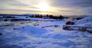Los Paisajes de Islandia en Invierno.