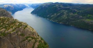 Lysefjord, Fiordo de Lyse. Noruega.