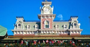 Main Street en Disney Magic Kingdom. Orlando, Florida. Estados Unidos.