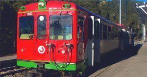 Máquina Locomotora del Tren de La Naturaleza. Cercedilla, Madrid.