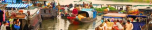 Mercado Delta del Mekong, Vietnam.