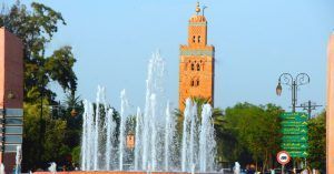 Mezquita de la Kutubia, Marrakech. Marruecos.