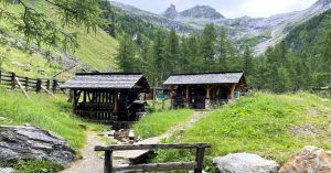 Mina de Oro Goldwaschen, en Carintia, Austria.