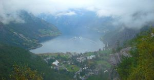 Mirador del Fiordo de Geiranger. Noruega.