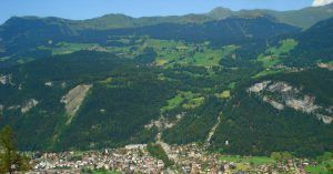 Mirador del Valle Haslital. Meiringer, Suiza.