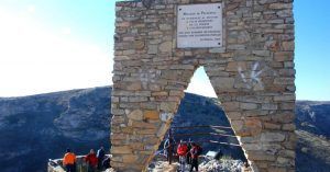 Mirador Félix Rodríguez de la Fuente. Hoz de Pelegrina. Guadalajara, Castilla la Mancha.