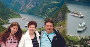Mirador Flydalsjuvet, Fiordo de Geiranger. Noruega.