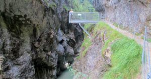 Mirador Garganta de Tiefenbachklamm. Kramsach, Tirol. Austria.