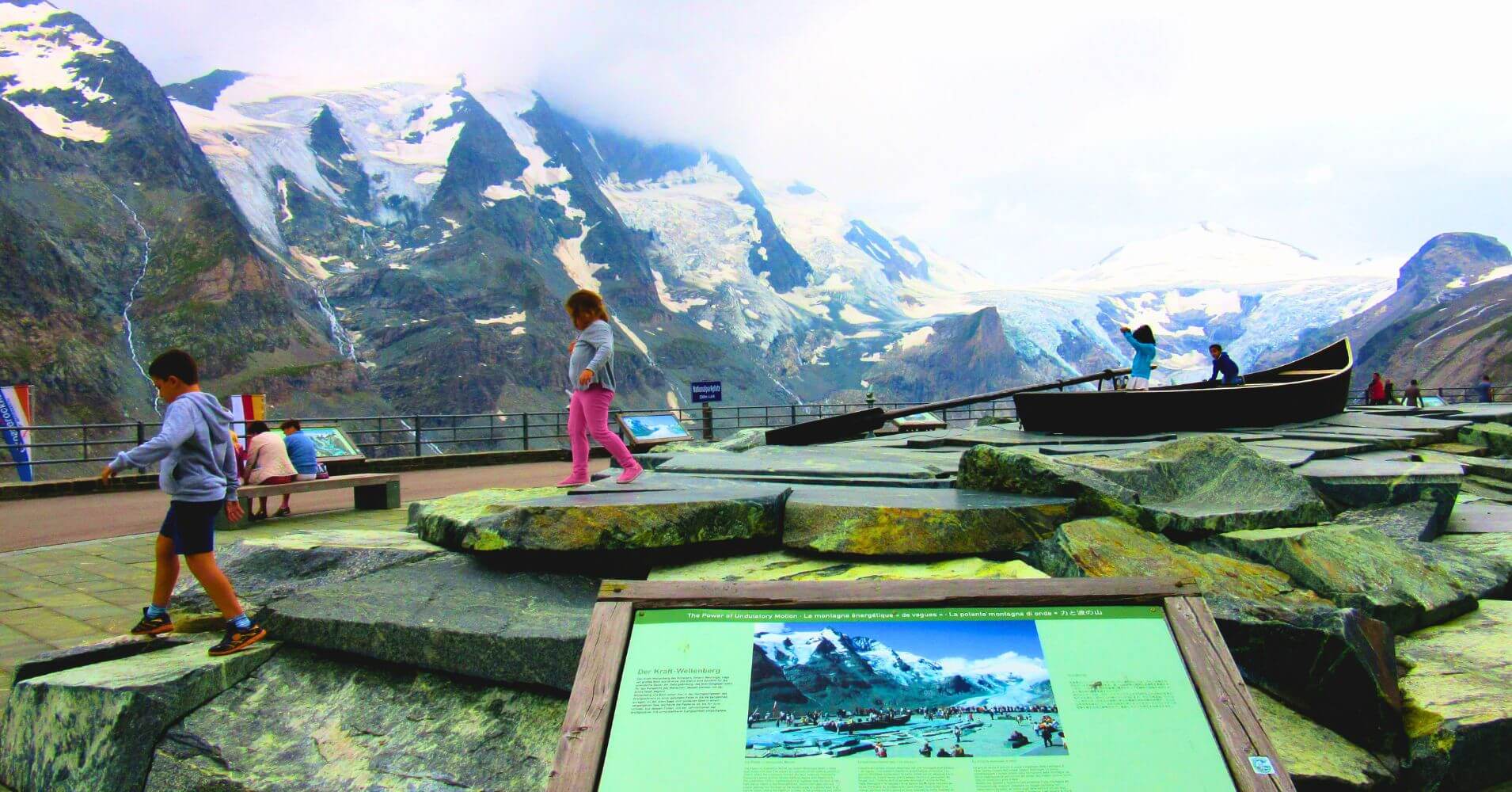 Mirador Kaiser Franz Josefs Hohe. Parque Nacional Hohe Tauern, Austria. Mirador Kaiser Franz Josefs Hohe. Parque Nacional Hohe Tauern, Austria.