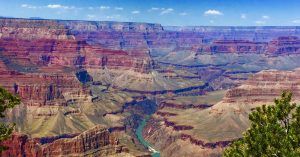 Miradores Hermits Rest Vista. Panorámica del Gran Cañón. Arizona. Estados Unidos.