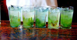 Mojitos de La Bodeguita del Medio. La Habana Vieja, Cuba.