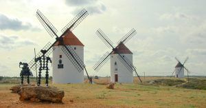 Molinos de Viento de Mota del Cuervo. Ciudad Real, Castilla la Mancha.
