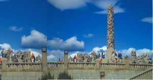 Monolito del Parque Vigeland. Oslo, Noruega.