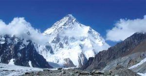 Montaña del K2 en Pakistán.