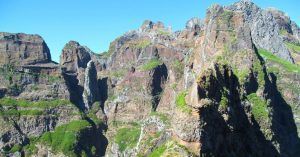 Montanas de Madeira. Vereda do Areeiro. Isla de Madeira, Portugal.