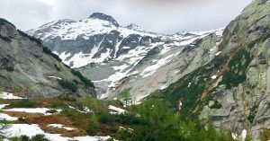 Montañas Nevadas desde El Monte Pilatus. Suiza.