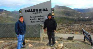 Monte Dalsnibba, 1500 metros. Vesrlandet. Noruega.