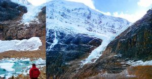Monte Edith Cavell y Lado Glaciar, Parque Nacional de Jasper. Alberta, Canadá.