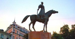 Monumento a Genguis Khan. Kiev.