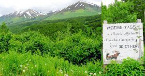 Moose Pass. Alaska, Estados Unidos.
