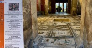 Mosaicos de la Ciudad de Pompeya. Nápoles. Italia.