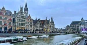 Muelle de Grasley y Muelle de Korenlei. Gante, Bélgica.