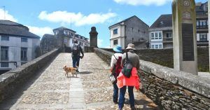 Muralla Romana de Lugo. Patrimonio de la Humanidad, Unesco. Galicia.