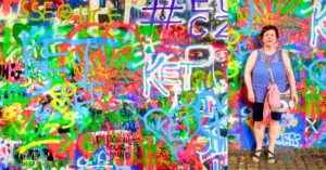 Muro de John Lennon. Praga, Republica Checa.