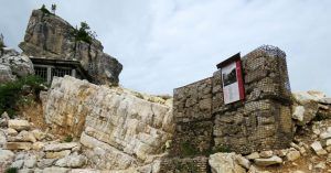 Museo al Aire libre de la Gran Guerra. Dolomitas, Cortina d' Amezzo. Belluno, Véneto. Italia.