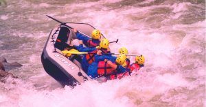 Rafting Noguera Pallaresa Lérida en Cataluña.