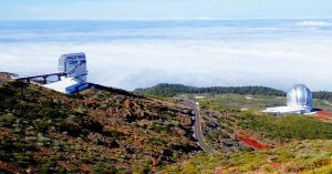 Observatorios Galileo y Canarias. Isla de La Palma. Islas Canarias.