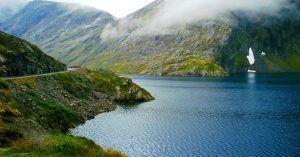 Paisajes de Camino a Molde. Noruega.