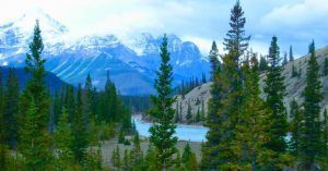 Paisajes del Parque Nacional de Banff. Alberta, Canadá.