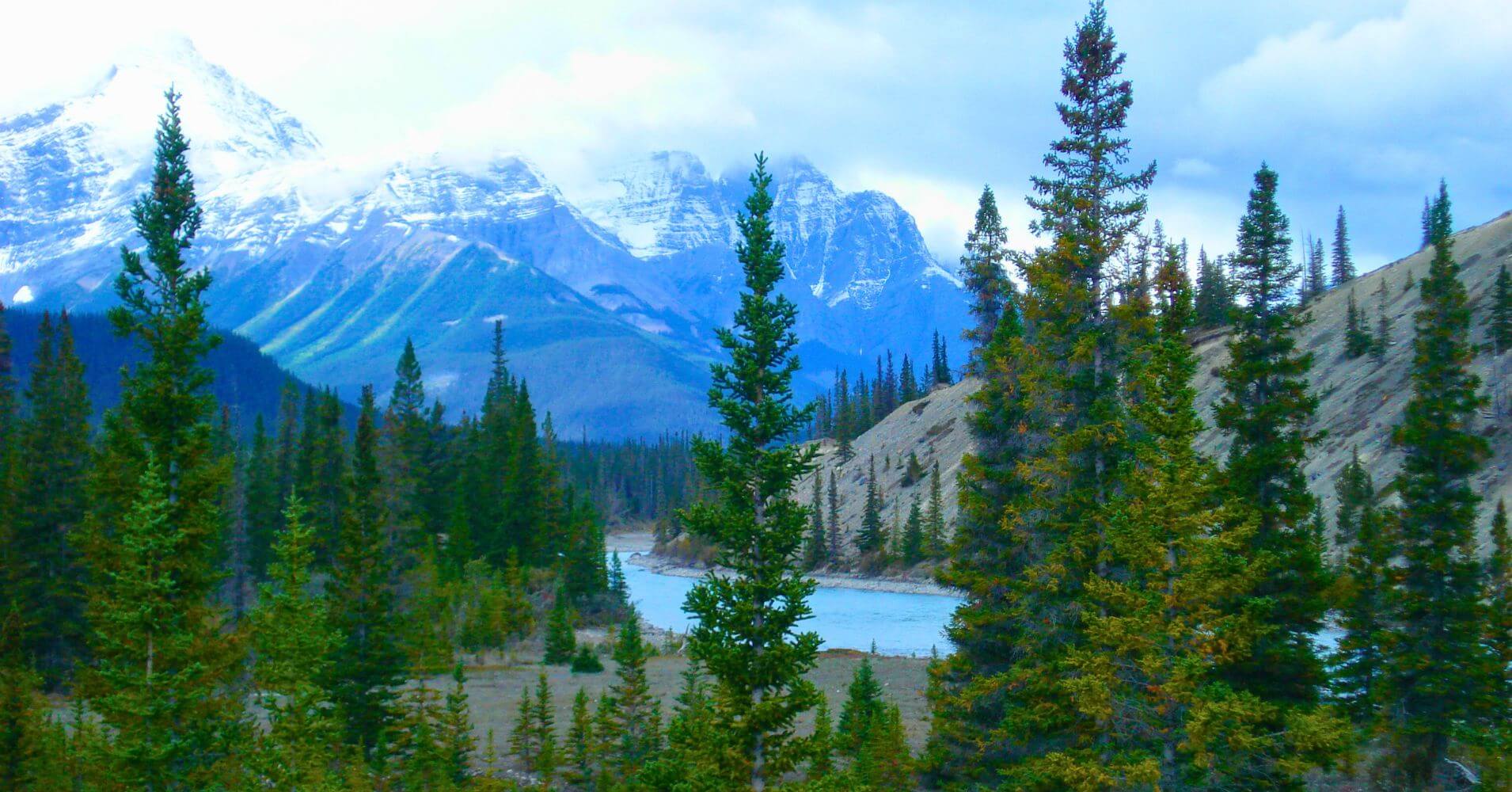 Paisajes del Parque Nacional de Banff. Alberta, Canadá.