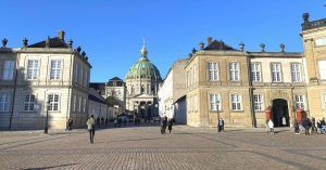 Palacio Amalienborg. Copenhague. Dinamarca.