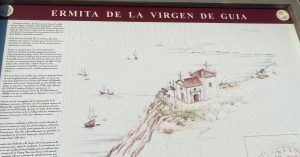 Panel Informativo Ermita de la Virgen de la Guía. Ribadesllla, Asturias.