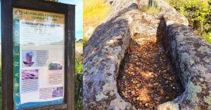 Paneles Informativos y Necrópolis del Paseo por Malamoneda.