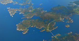 Panorámica Aérea de Noruega.