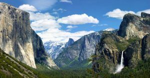 Panorámica Clásica de Yosemite National Park. California, Estados Unidos.