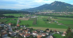 Panorámica de Gruyères Paraíso Medieval. Suiza.