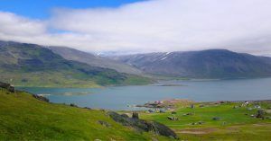 Panorámica de Igaliku. Groenlandia.
