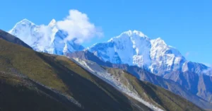 Panorámica de la Cordillera del Himalaya. Nepal.
