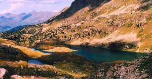 Panorámica de los Lagos de Colomers. Valle de Arán, Salardú. Lérida.