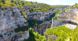 Panorámica del Cañón del Vero. Sierra de Guara, Lecina. Huesca.