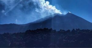 Panorámica del Volcán Pacaya, Amatitlán. Guatemala.
