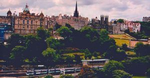 Panorámica de Edimburgo. Escocia.