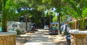 Parcelas del Camping Playa Barà Resort Spa. Rodá de Barà. Tarragona. Cataluña.