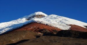 Pared del Volcán Cotopaxi, Cordillera de Andes. Ecuador.